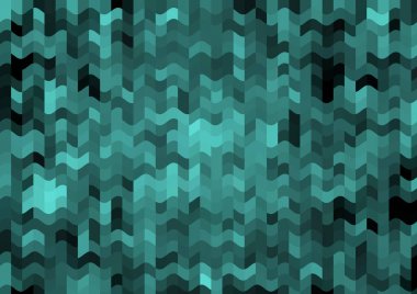 Renkli paralel piksel dalgaları olan soyut dekoratif arkaplan