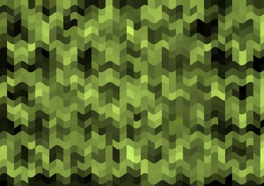 Renkli paralel piksel dalgaları olan soyut dekoratif arkaplan