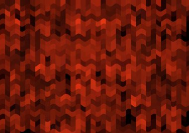 Renkli paralel piksel dalgaları olan soyut dekoratif arkaplan