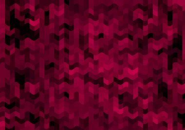 Renkli paralel piksel dalgaları olan soyut dekoratif arkaplan