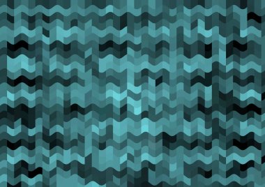 Renkli paralel piksel dalgaları olan soyut dekoratif arkaplan