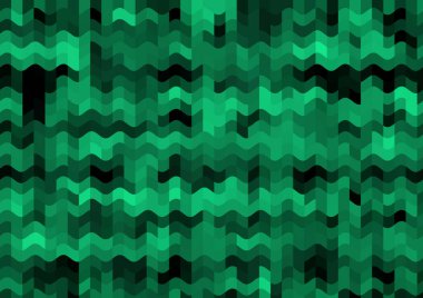 Renkli paralel piksel dalgaları olan soyut dekoratif arkaplan