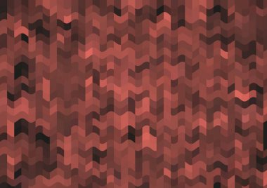 Renkli paralel piksel dalgaları olan soyut dekoratif arkaplan