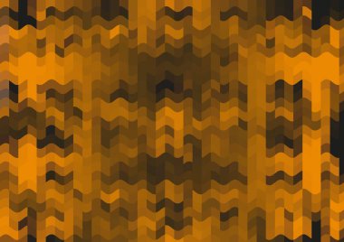 Renkli paralel piksel dalgaları olan soyut dekoratif arkaplan