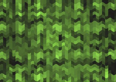 Renkli paralel piksel dalgaları olan soyut dekoratif arkaplan