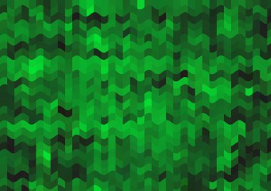 Renkli paralel piksel dalgaları olan soyut dekoratif arkaplan