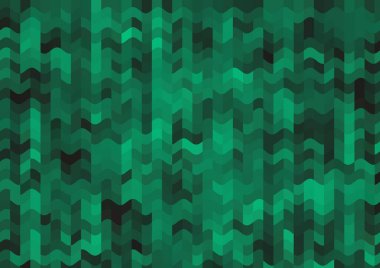 Renkli paralel piksel dalgaları olan soyut dekoratif arkaplan