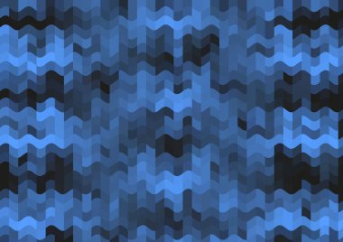 Renkli paralel piksel dalgaları olan soyut dekoratif arkaplan