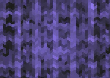 Renkli paralel piksel dalgaları olan soyut dekoratif arkaplan