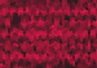 Renkli paralel piksel dalgaları olan soyut dekoratif arkaplan