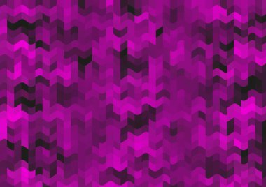 Renkli paralel piksel dalgaları olan soyut dekoratif arkaplan