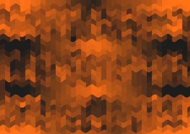 Renkli paralel piksel dalgaları olan soyut dekoratif arkaplan