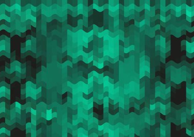 Renkli paralel piksel dalgaları olan soyut dekoratif arkaplan