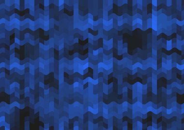 Renkli paralel piksel dalgaları olan soyut dekoratif arkaplan