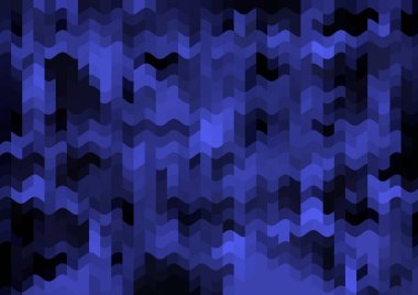 Renkli paralel piksel dalgaları olan soyut dekoratif arkaplan