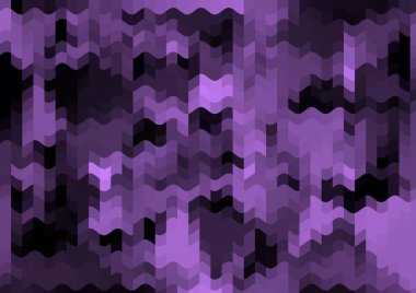 Renkli paralel piksel dalgaları olan soyut dekoratif arkaplan