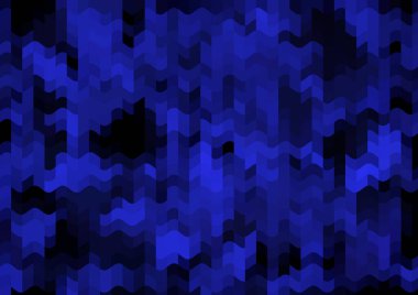 Renkli paralel piksel dalgaları olan soyut dekoratif arkaplan