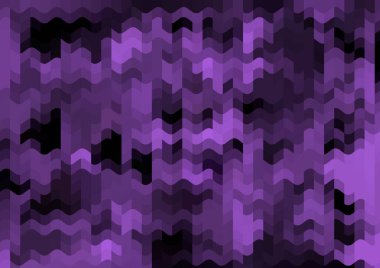 Renkli paralel piksel dalgaları olan soyut dekoratif arkaplan