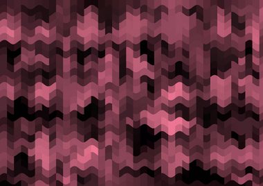 Renkli paralel piksel dalgaları olan soyut dekoratif arkaplan