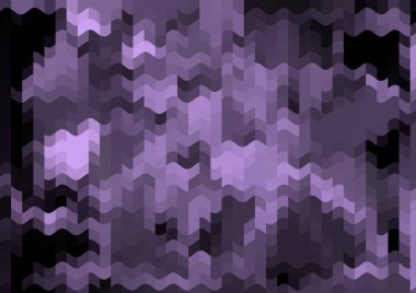 Renkli paralel piksel dalgaları olan soyut dekoratif arkaplan