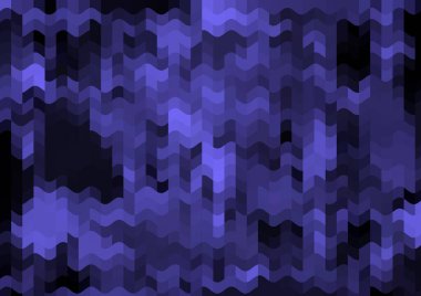 Renkli paralel piksel dalgaları olan soyut dekoratif arkaplan