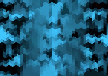 Renkli paralel piksel dalgaları olan soyut dekoratif arkaplan