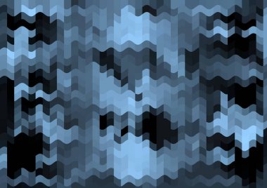 Renkli paralel piksel dalgaları olan soyut dekoratif arkaplan