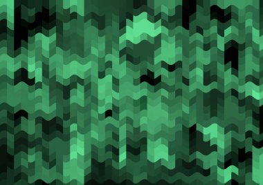 Renkli paralel piksel dalgaları olan soyut dekoratif arkaplan