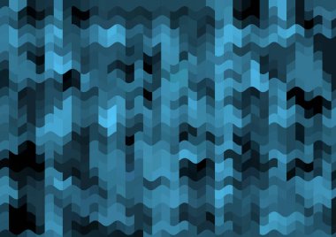 Renkli paralel piksel dalgaları olan soyut dekoratif arkaplan