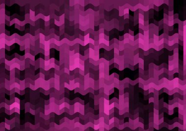 Renkli paralel piksel dalgaları olan soyut dekoratif arkaplan