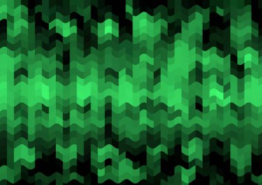 Renkli paralel piksel dalgaları olan soyut dekoratif arkaplan