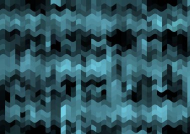 Renkli paralel piksel dalgaları olan soyut dekoratif arkaplan