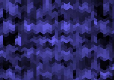 Renkli paralel piksel dalgaları olan soyut dekoratif arkaplan