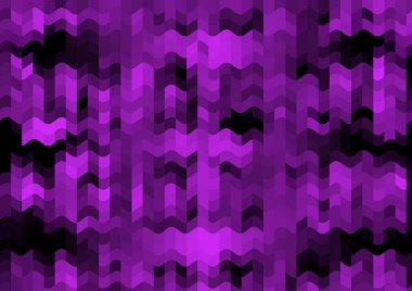 Renkli paralel piksel dalgaları olan soyut dekoratif arkaplan