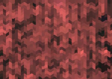 Renkli paralel piksel dalgaları olan soyut dekoratif arkaplan