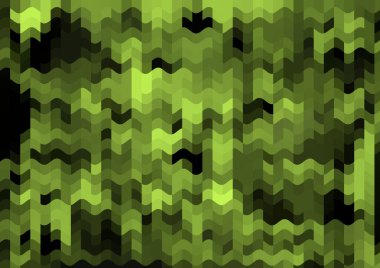 Renkli paralel piksel dalgaları olan soyut dekoratif arkaplan