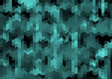 Renkli paralel piksel dalgaları olan soyut dekoratif arkaplan