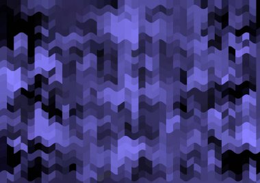 Renkli paralel piksel dalgaları olan soyut dekoratif arkaplan