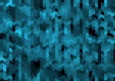 Renkli paralel piksel dalgaları olan soyut dekoratif arkaplan