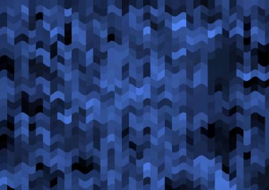 Renkli paralel piksel dalgaları olan soyut dekoratif arkaplan