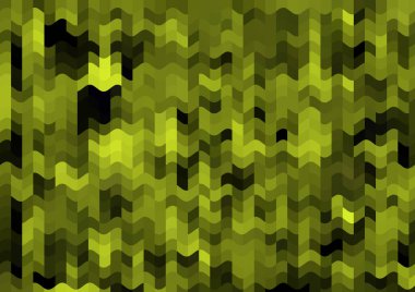 Renkli paralel piksel dalgaları olan soyut dekoratif arkaplan