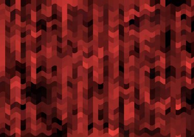 Renkli paralel piksel dalgaları olan soyut dekoratif arkaplan