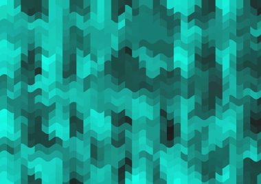 Renkli paralel piksel dalgaları olan soyut dekoratif arkaplan