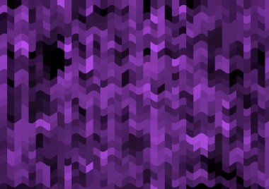 Renkli paralel piksel dalgaları olan soyut dekoratif arkaplan