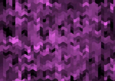 Renkli paralel piksel dalgaları olan soyut dekoratif arkaplan