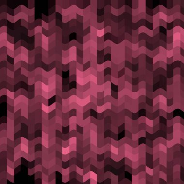 Renkli paralel piksel dalgaları olan soyut dekoratif arkaplan