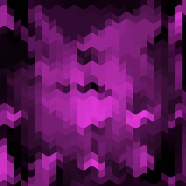 Renkli paralel piksel dalgaları olan soyut dekoratif arkaplan