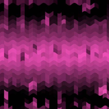 Renkli paralel piksel dalgaları olan soyut dekoratif arkaplan