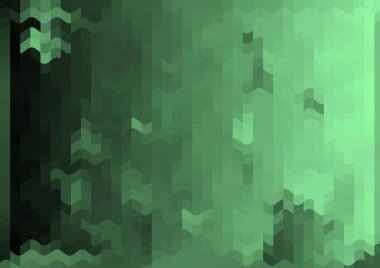 Renkli paralel piksel dalgaları olan soyut dekoratif arkaplan