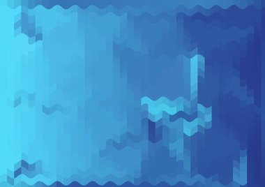 Renkli paralel piksel dalgaları olan soyut dekoratif arkaplan